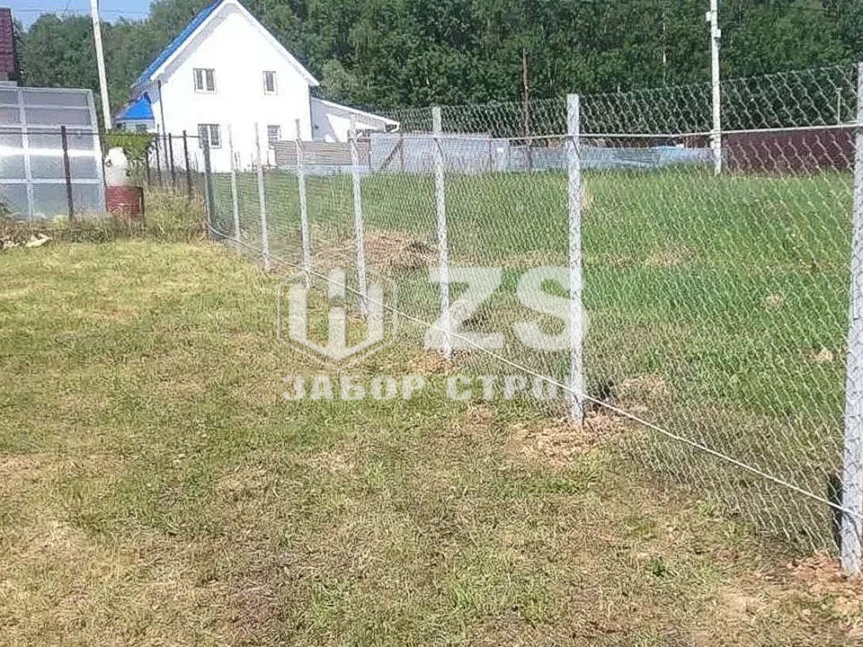 Забор из сетки-рабица 72 метра